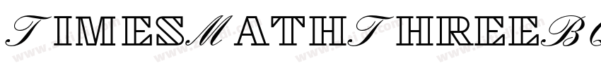 TimesMathThreeBQ Ita字体转换